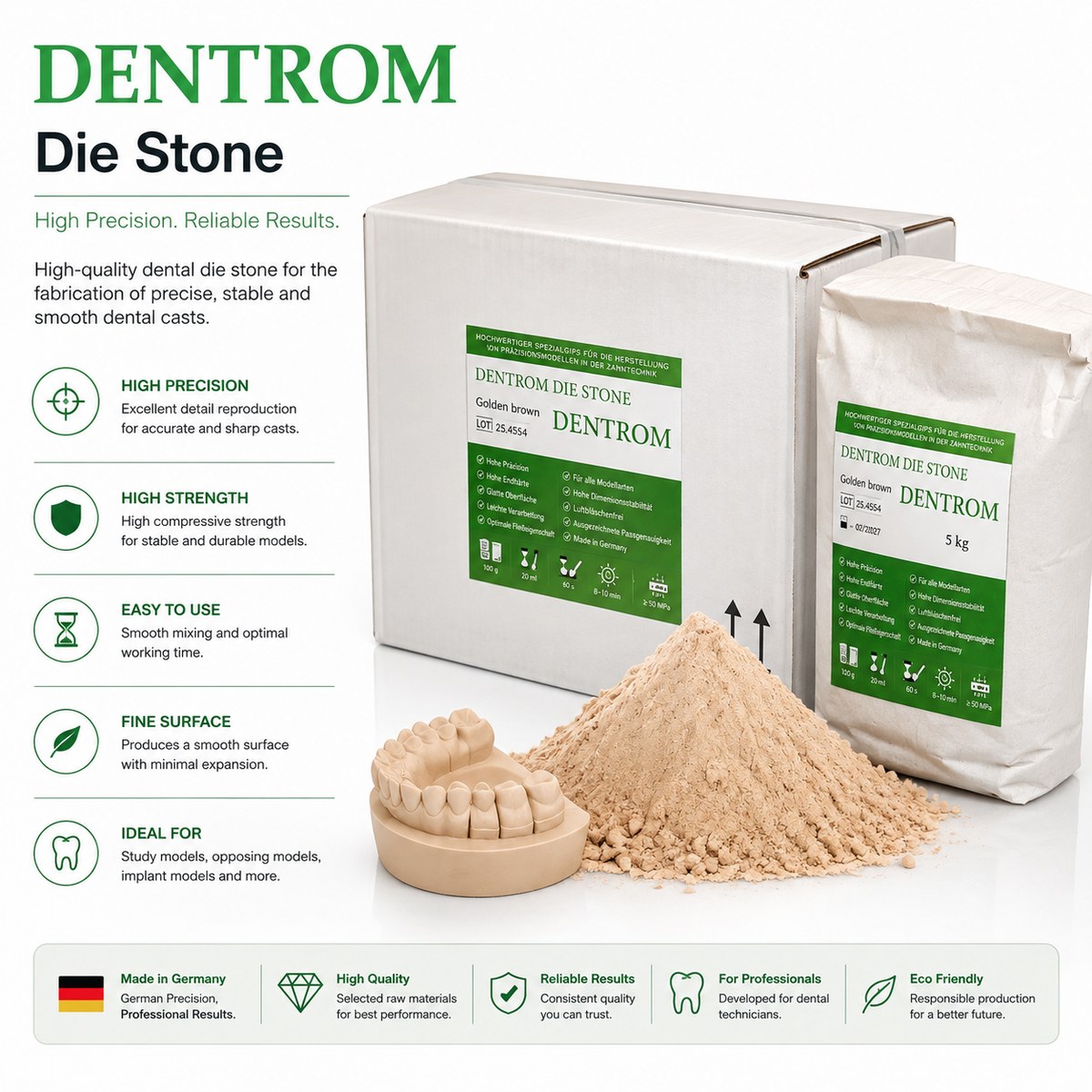 Dentrom Die Stone