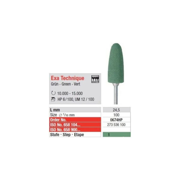 0674HP-100 Exa Technik HP - green