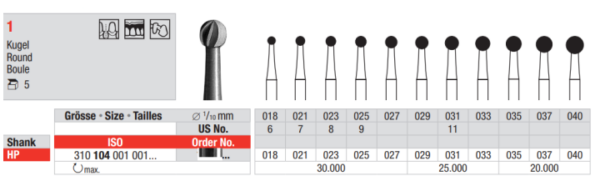 1.104.021 Steel bur