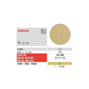 1811UM-100 GoldStar unmounted - yellow