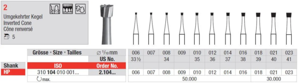 2.104.009 Steel bur