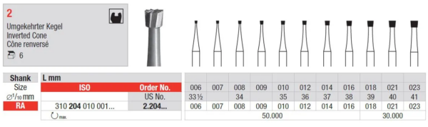 2.204.010 Steel bur
