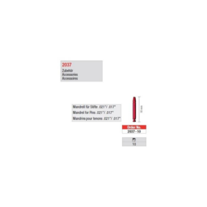 2037-10 Mandrels red