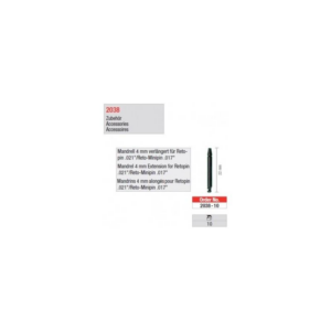 2038-10 Mandrel 4 mm Extension for