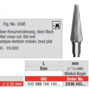 2436.103.023 Cone cutter cross cut