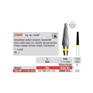 2566F.103.023 Cone - chamfer ground