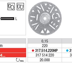 317.514.220HP Diamond disc - Superflex