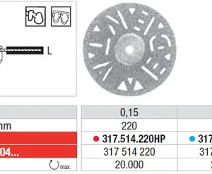 317.524.220HP Diamond disc - Superflex
