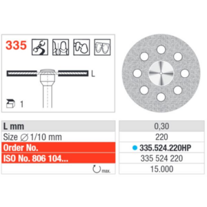 335.524.220HP Diamond disc - Flex