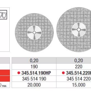 345.514.190HP Diamond disc - Flex