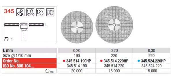 345.514.220HP Diamond disc - Flex