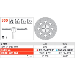 350.524.220HP Diamond disc - Superflex