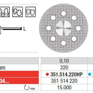 351.514.220HP Diamond disc - Superflex