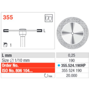 355.524.190HP Diamond disc - Superflex