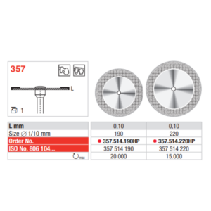357.514.190HP Diamond disc - Superflex