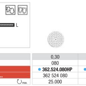 362.524.080HP Diamond disc - Flex turbo