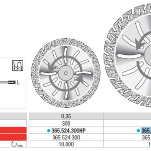 365.524.450HP Diamond disc - Flex