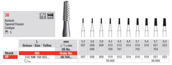 38.104.018 Steel bur