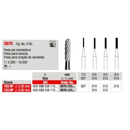 3870.123.012 Grooving cutter - HP short