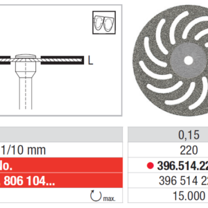 396.514.220HP Diamond disc - Superflex