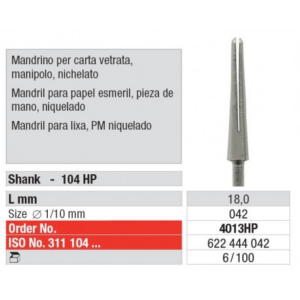 4013HP-6 Sandpaper Mandrel