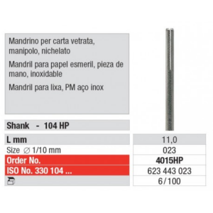 4015HP-6 Sandpaper Mandrel