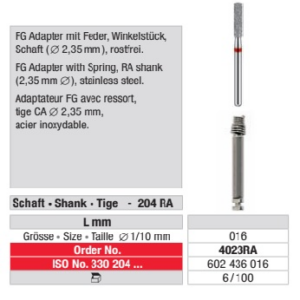 4023RA-100 FG Adaptor