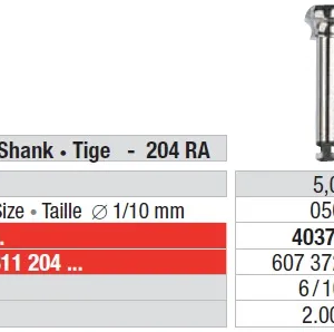 4037RA-6 Snap - On Mandrel