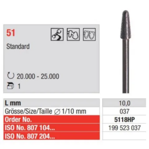 5118HP Sintered diamonds - standard