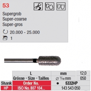 5332HP Sintered diamonds-extra coarse