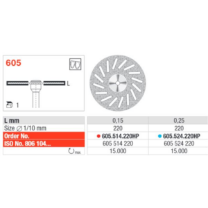 605.524.220HP Diamond disc - Superflex
