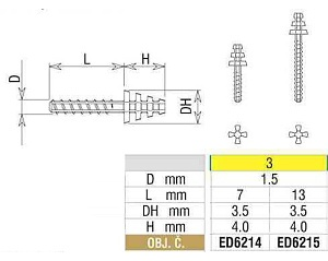 6215-10 Head Master Active - tapered