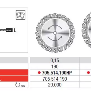 705.514.190HP Diamond disc - Superflex
