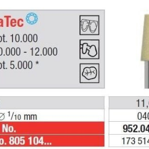 952.040HP CeraTec - Taper yellow