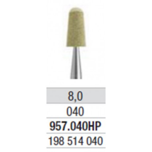 957.040HP CeraTec - Cone round end
