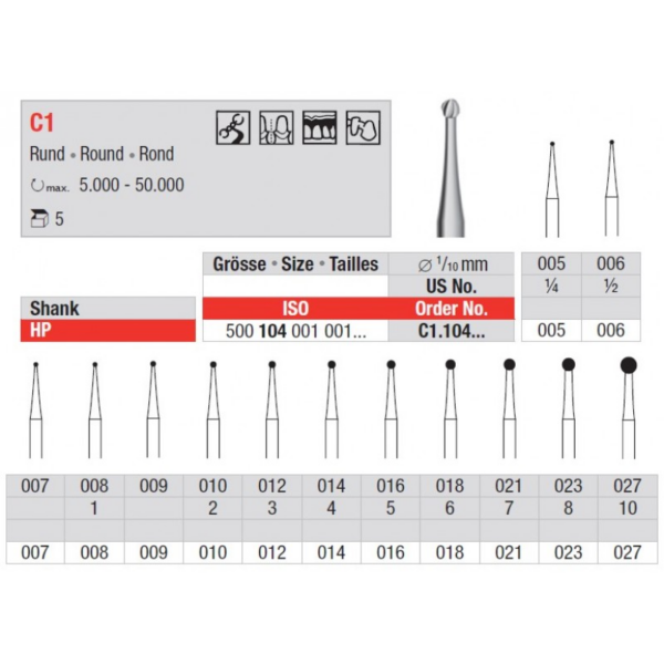 C1.104.005 TC Bur - HP round