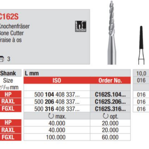 C162S.104.016 Surgical cutters HP