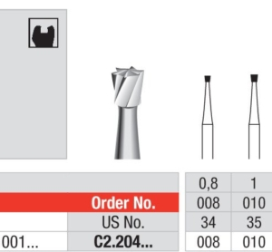 C2.204.008 TC Bur - inverted cone RA