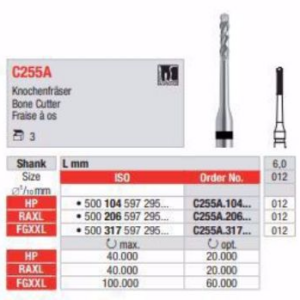 C255A.317.012 Surgical cutters FGXXL