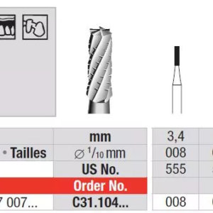 C31.104.009 TC Bur - cylinder HP