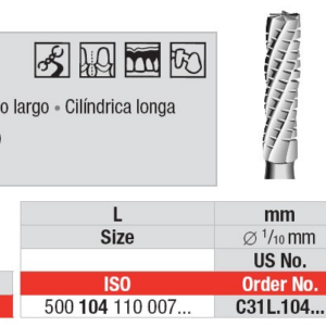 C31L.104.012 TC Bur - cylinder HP