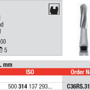 C36RS.314.012 TC Bur FG - cylinder round