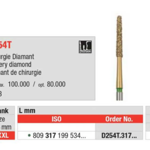 D254T.317.016 Surgery Diamond FGXXL